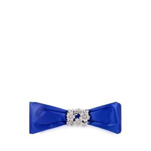 ROGER VIVIER Embellished Bow Hair Clip Women BLUESILVER Caps & Hats